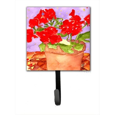 Jensendistributionservices 4.25 x 7 in. Flower Geranium Leash Or Key Holder MI1656690